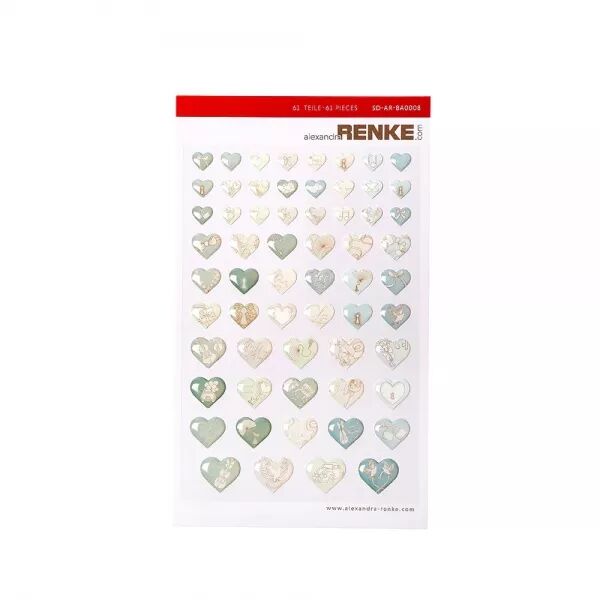 Enamel dots autocollants - Happiness in love  - Alexandra Renke