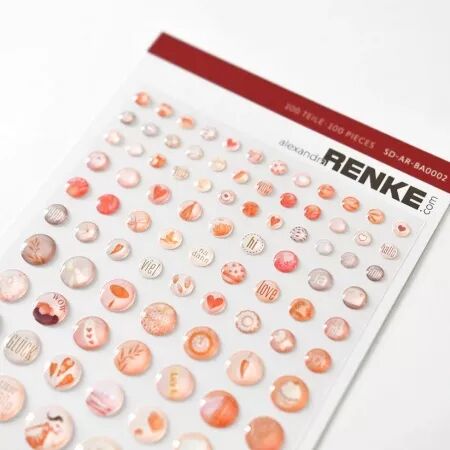 Enamel dots autocollants - Heroine - Alexandra Renke