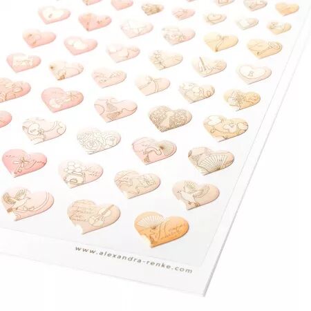 Enamel dots autocollants - Joy of love - Alexandra Renke