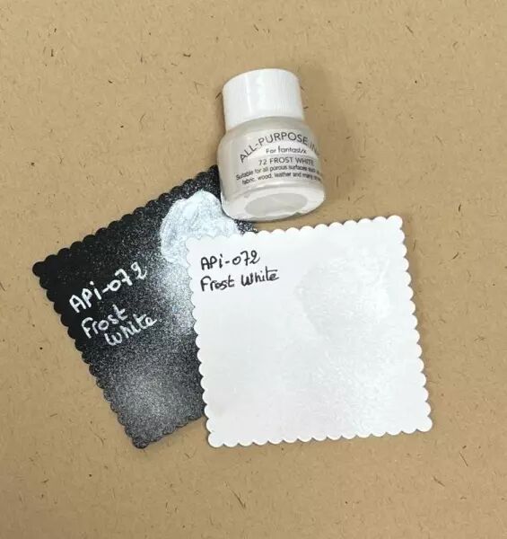 Encre tout usage - Metallic Frost White - Blanc givr� m�tallis�