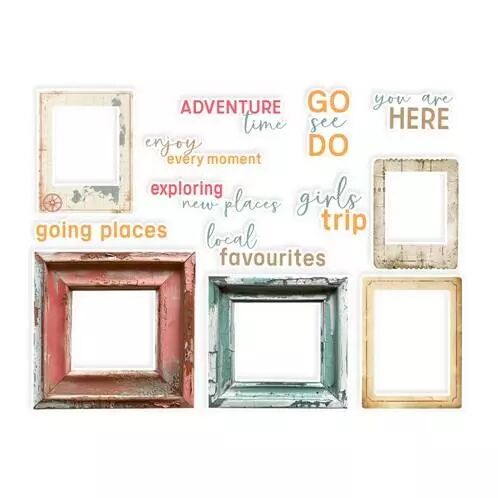 Ephemera - Travel Journal - Frames & words