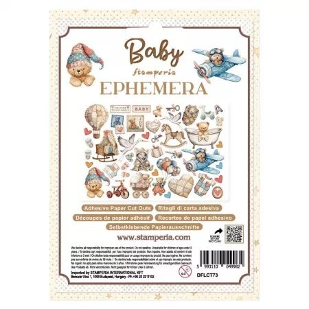 Ephemera adh&eacute;sifs - Baby - Stamperia