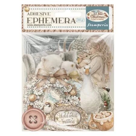 Ephemera adh&eacute;sifs - White Christmas - Stamperia