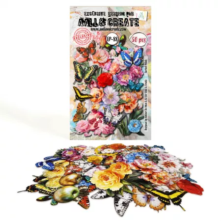Ephemera Die-cuts - #88 - Sorbet Petals - AALL & Create
