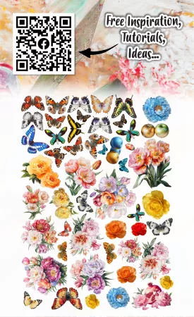 Ephemera Die-cuts - #88 - Sorbet Petals - AALL & Create