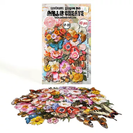Ephemera Die-cuts - #89 - Sunblush Garden - AALL & Create