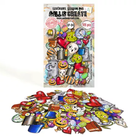 Ephemera Die-cuts - #94 - Creepy Curiosities - AALL & Create