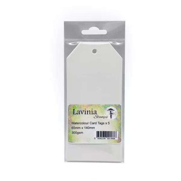 Etiquettes pour cartes aquarelles - 6.5x14cm -  Lavinia