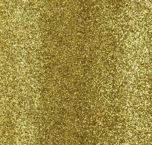 Feuille paillettes autocollante - Or jaune