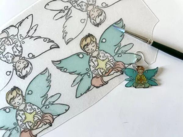 Feuille Plastique fou - transparent givr�