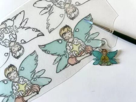 Feuille Plastique fou - transparent givr&eacute;