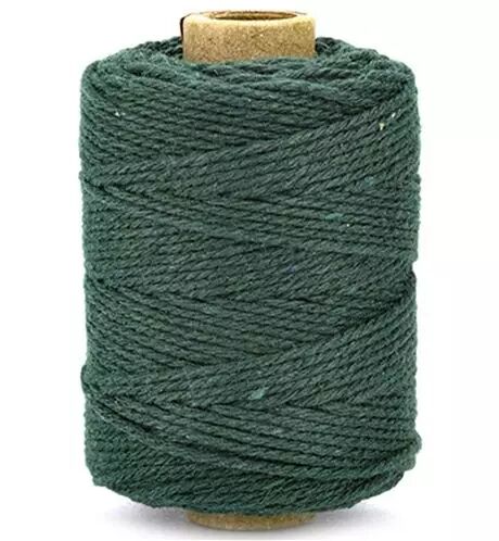 Ficelle en coton - Vert fonc�