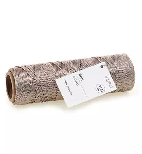 Ficelle fine m�talis�e - Or rose