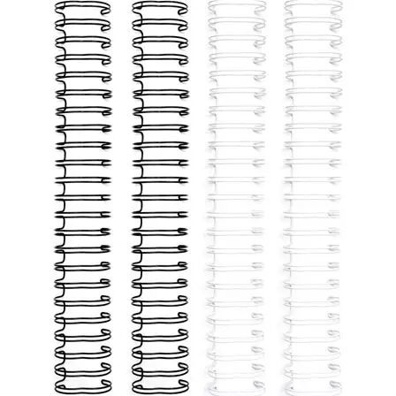 Fils pour reliure - 1\'\' noir & blanc