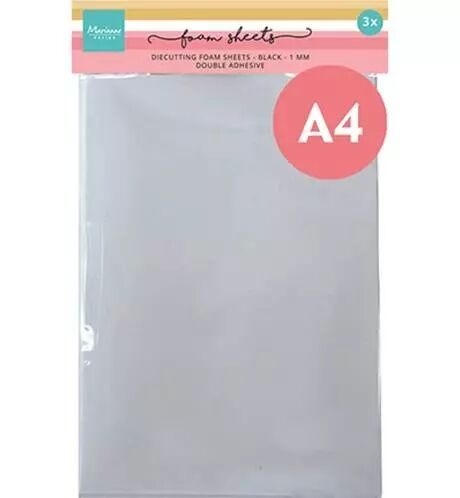 Foam Sheets - adh�sif 3D - noir -1mm