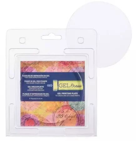 Gel Printing Plate - Round 4\'\'