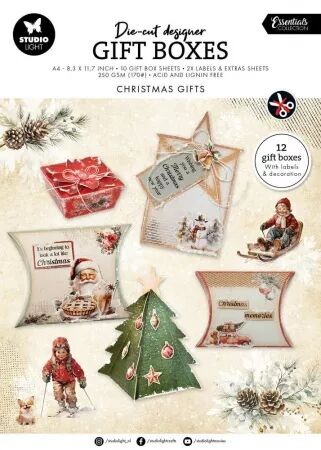 Gift boxes - Christmas Gifts - 12 boites - Studio Light