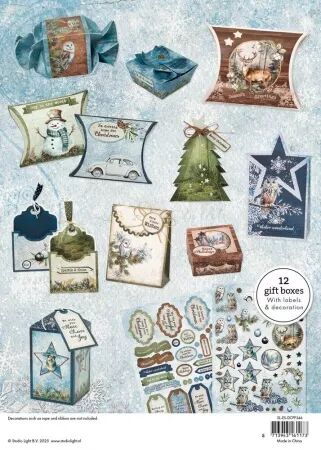 Gift boxes - Winter Wonderland - 12 boites - Studio Light