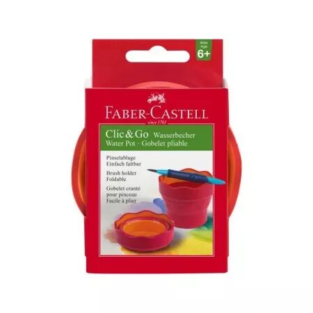 Gobelet à eau pliable - rouge