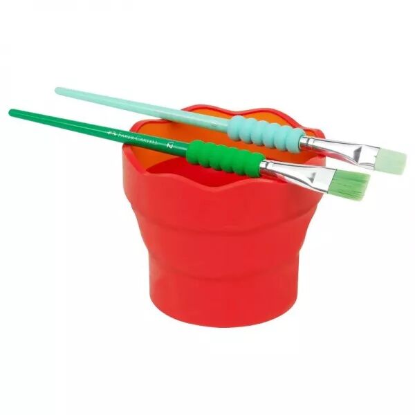 Gobelet � eau pliable - rouge