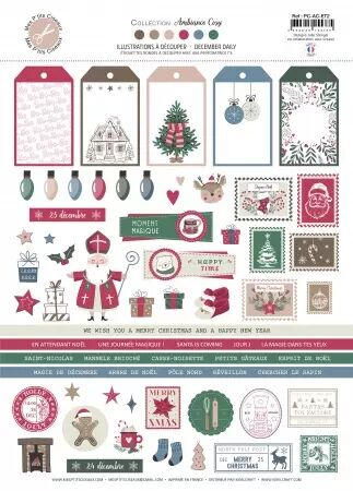 Illustrations à découper - Ambiance Cosy