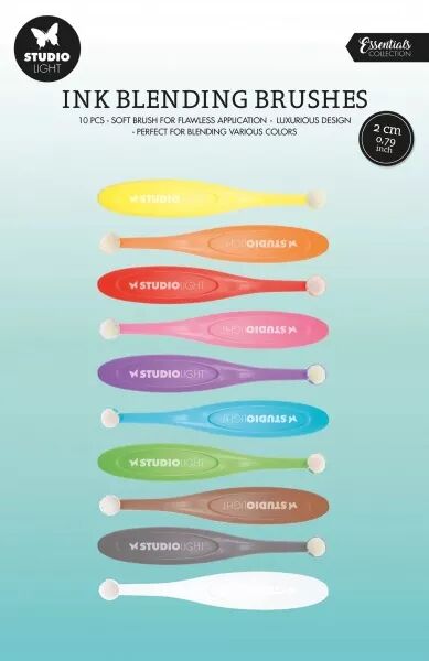Ink Blending Brushes - 1 cm - 10 brosses