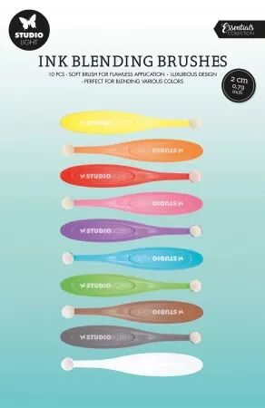 Ink Blending Brushes - 1 cm - 10 brosses