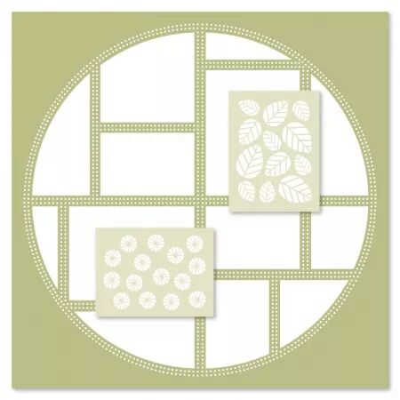Kit 3 pochoirs - My Storyboard 5 - Farandole - Florilèges Design