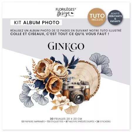 Kit créatif - Ginkgo - album - Florilèges Design