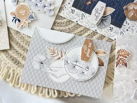 Kit créatif - Ginkgo - cartes - Florilèges Design