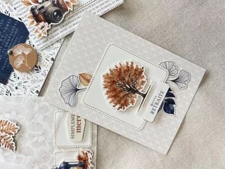 Kit créatif - Ginkgo - cartes - Florilèges Design