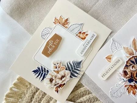 Kit créatif - Ginkgo - cartes - Florilèges Design