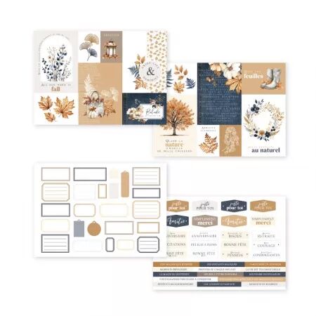 Kit créatif - Ginkgo - cartes - Florilèges Design