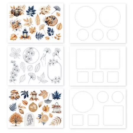 Kit créatif - Ginkgo - cartes - Florilèges Design