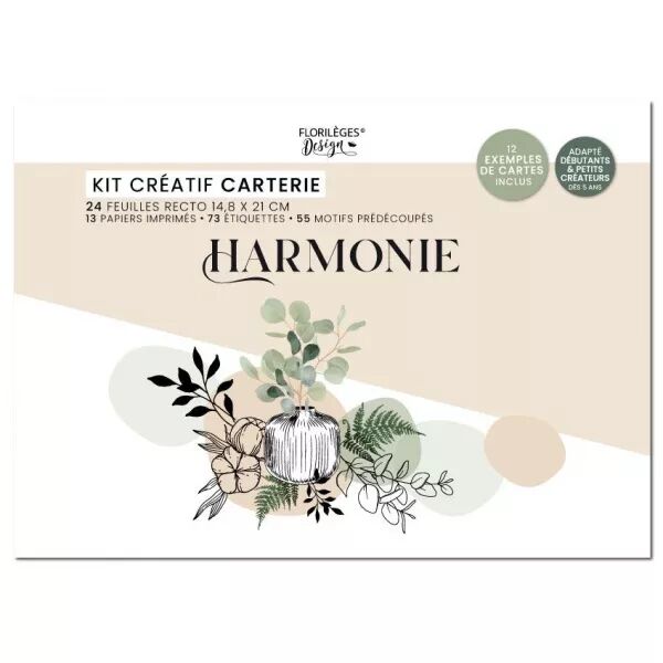 Kit cr�atif - Harmonie - cartes