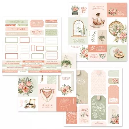 Kit cr&eacute;atif album MURMURES - Floril&egrave;ges design