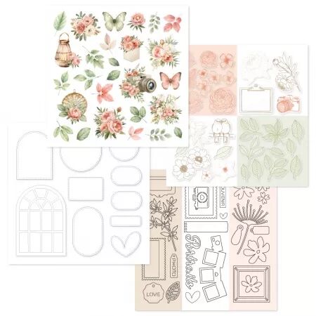 Kit cr&eacute;atif album MURMURES - Floril&egrave;ges design