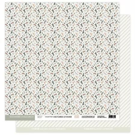 Kit de papiers imprimés - Histoires d\'hiver