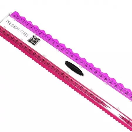 Kit de volets ondul&eacute;s (rose et violet) - Rulershutters