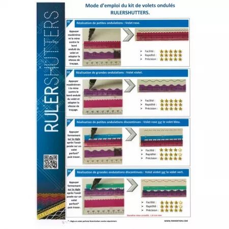 Kit de volets ondulés (rose et violet)- Rulershutters