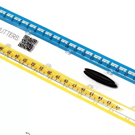 Kit de volets pointill&eacute;s (jaune et bleu) - Rulershutters