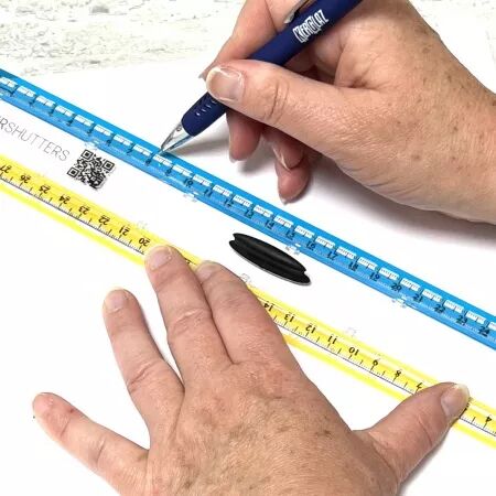 Kit de volets pointill&eacute;s (jaune et bleu) - Rulershutters