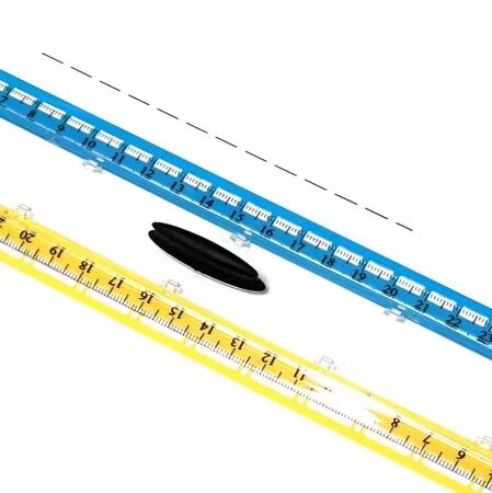 Kit de volets pointill&eacute;s (jaune et bleu) - Rulershutters