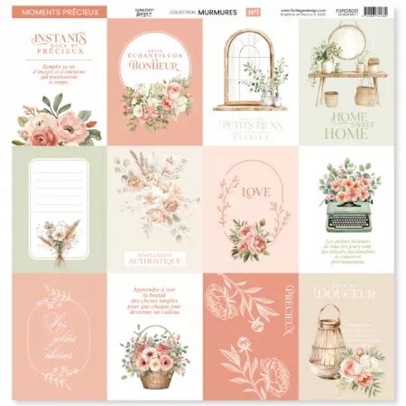 Kit imprim&eacute; MURMURES - Floril&egrave;ges design
