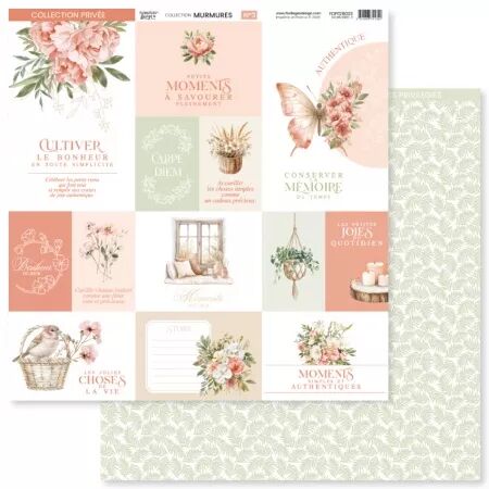 Kit imprim&eacute; MURMURES - Floril&egrave;ges design