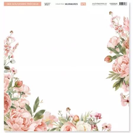 Kit imprim&eacute; MURMURES - Floril&egrave;ges design