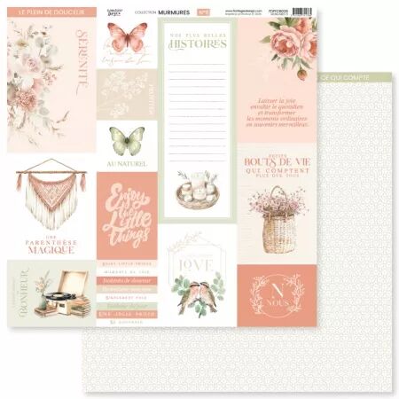 Kit imprim&eacute; MURMURES - Floril&egrave;ges design