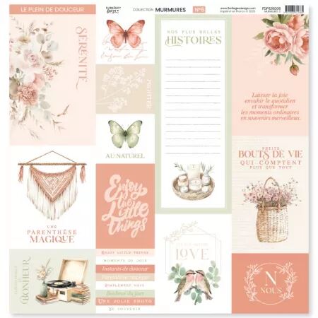 Kit imprim&eacute; MURMURES - Floril&egrave;ges design