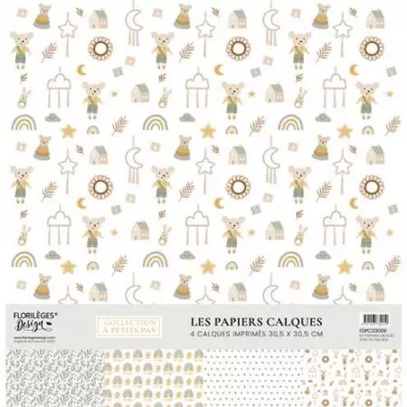 Kit papiers Calques - A Petits Pas - Boy