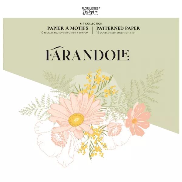Kit papiers imprim�s- Farandole - Floril�ges Design
